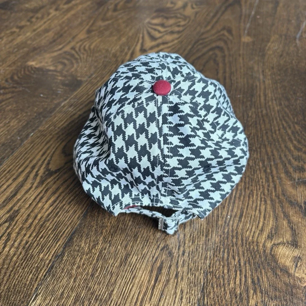 Nike Team Alabama Crimson Tide Houndstooth Strapback Cap Unisex One Size - Picture 5 of 12